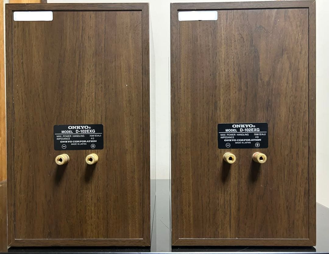 【名機】【新品ナカミチバナナプラグ付属】 ONKYO D-102EXG スピーカ
