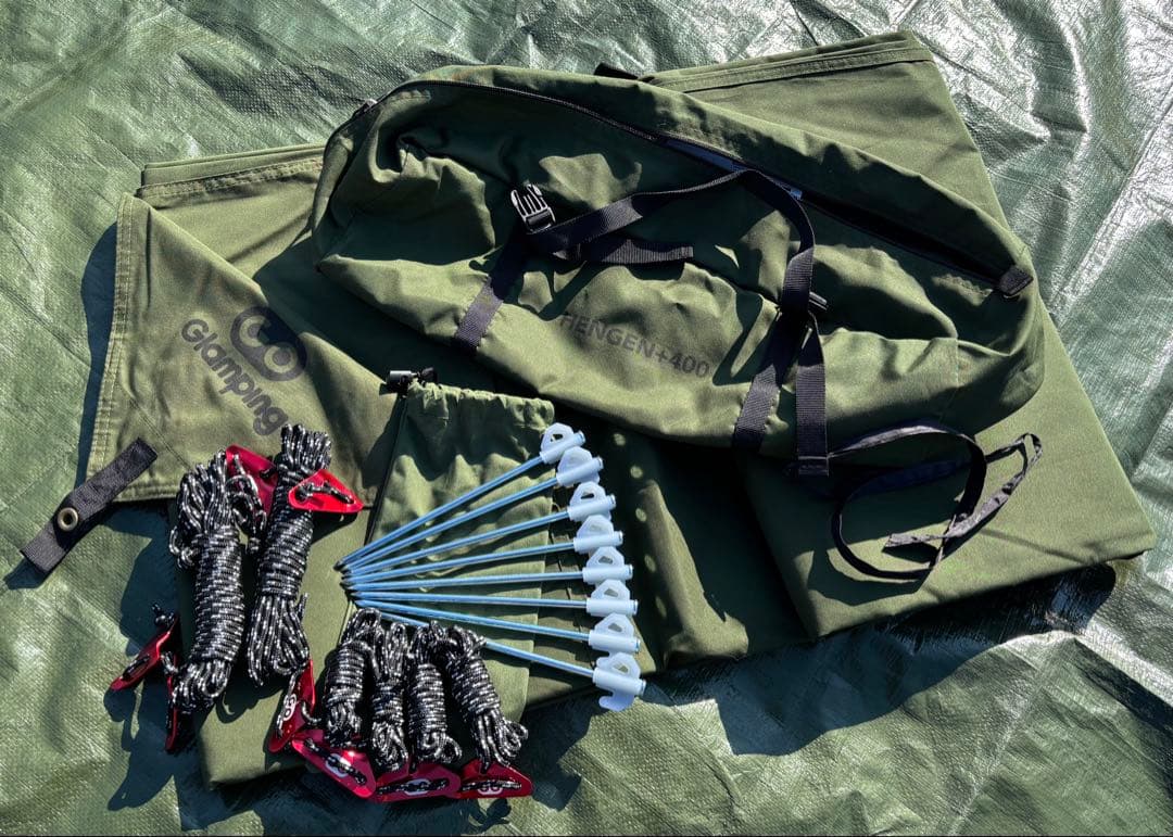 【中古】GO Camping HENGEN 4×4 TCタープ　グリーン