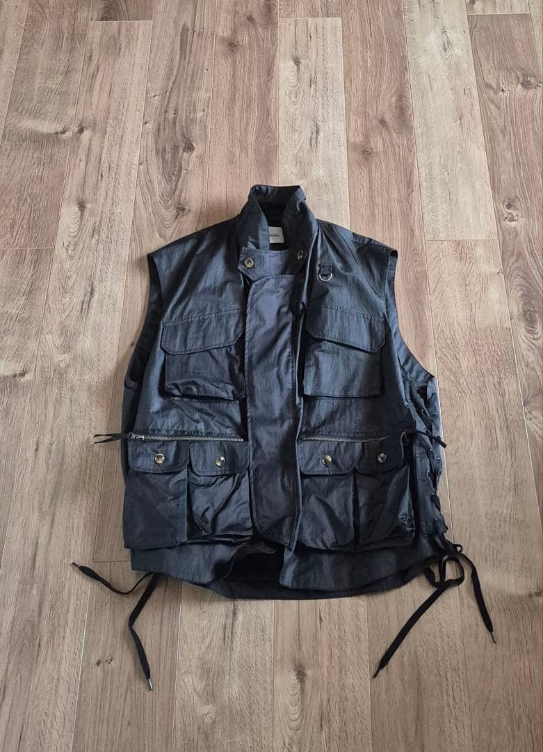 santaku セットアップ　2枚組　ベスト　パンツ　黒　多機能ベスト　キムタク