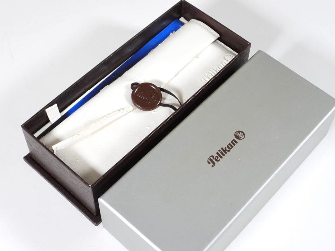 Pelican K14 万年筆 スーべレーン 緑縞 F 14C-585