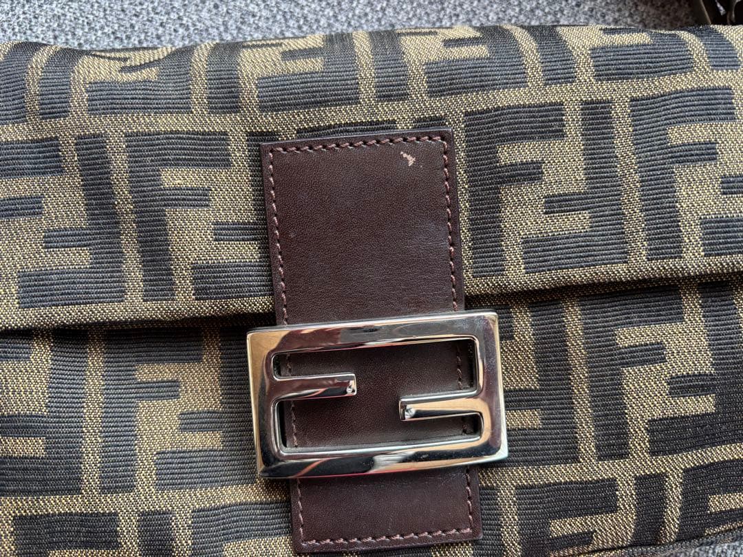 ル*フ様 fendi マンマバケット ショルダーバッグ ズッカ柄　ヴィンテージ