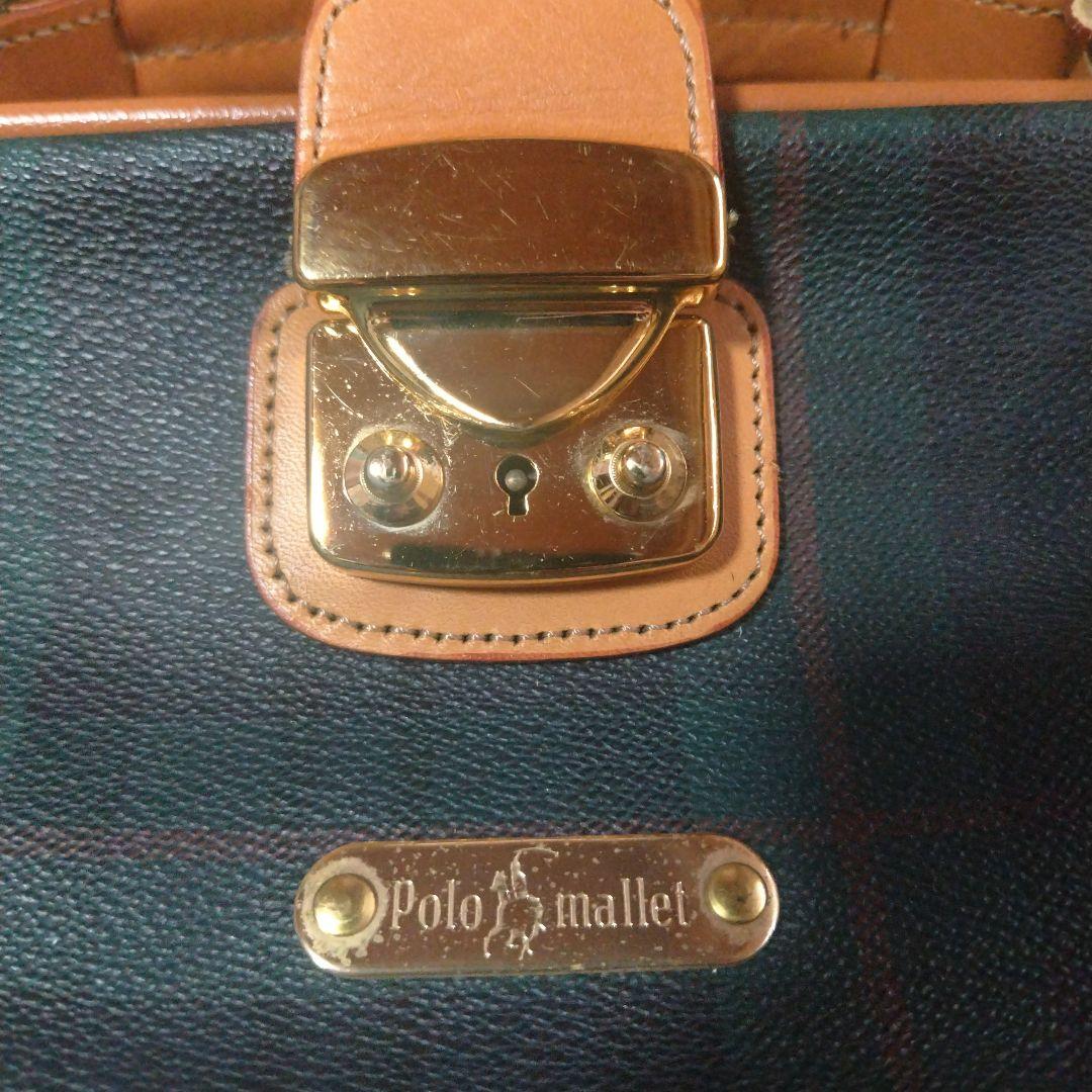 ★Polo mallet レトロなボストンバッグ 美品