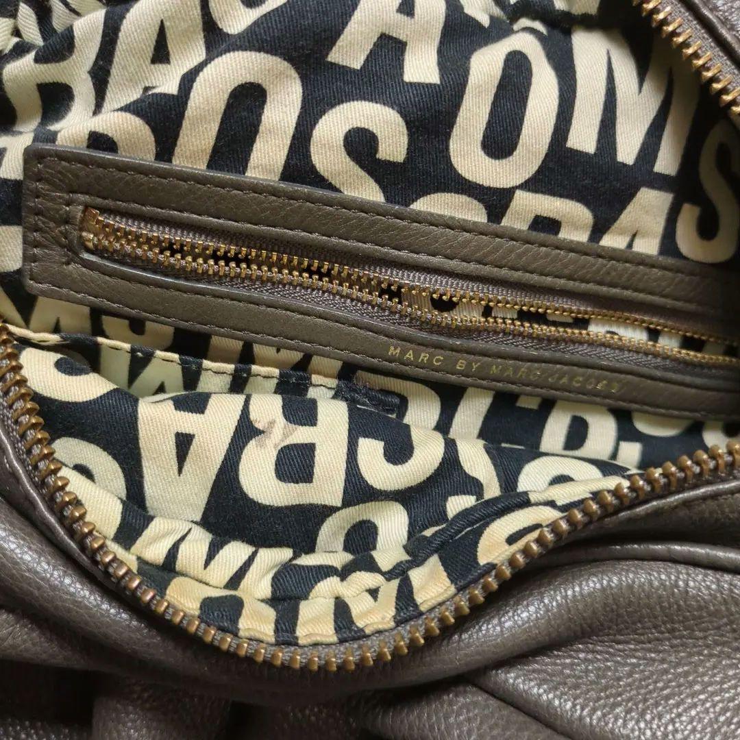 希少✨ マークジェイコブズ ハンドバッグ グレー色 シボ革