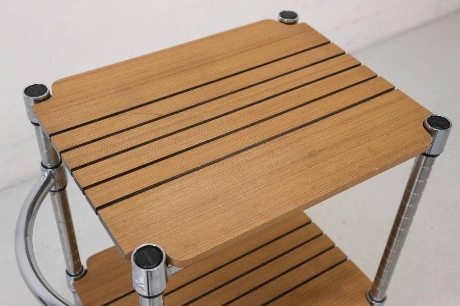 ホームエレクター ブランチシェルフ サイドワゴン 3段 木製棚 組立て式家具