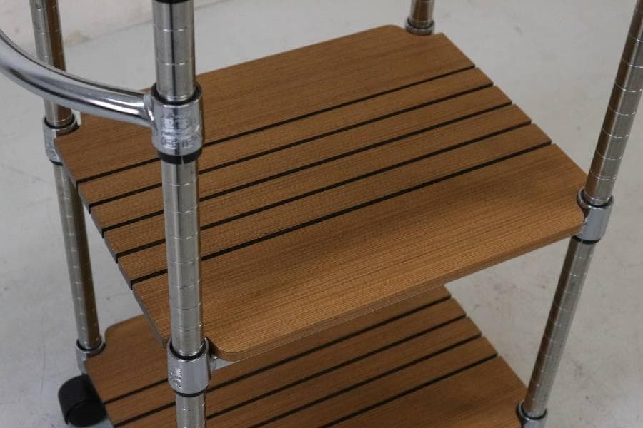 ホームエレクター ブランチシェルフ サイドワゴン 3段 木製棚 組立て式家具