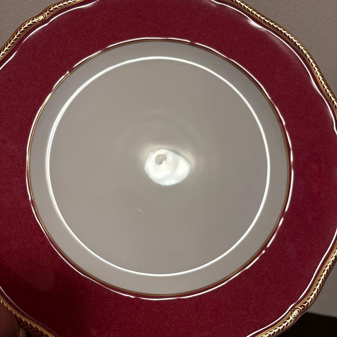 ウェッジウッド　クラウン　パウダールビー　ディナープレート　27cm