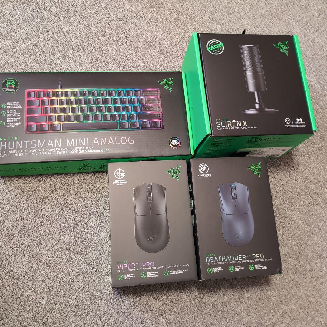 Razer ゲーミングマウス　キーボード　マイク　セット