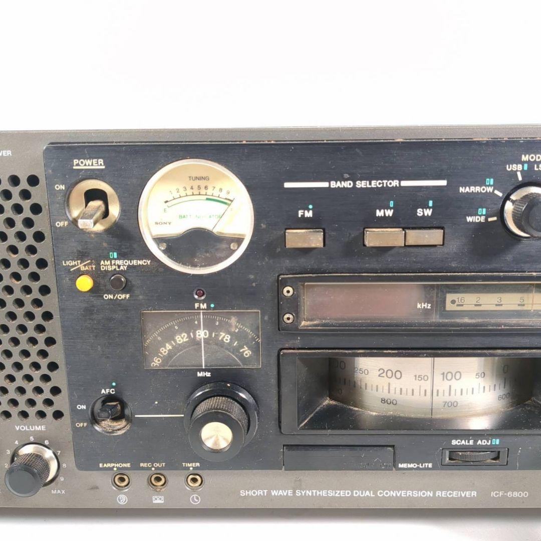動作確認済み 美品 Sony ICF-6800 31バンドマルチバンドレシーバー