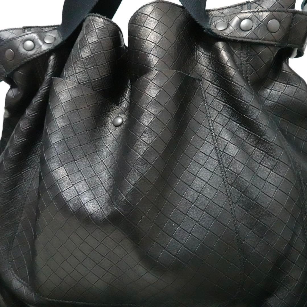 ボッテガヴェネタ　イントレッチオ　ミラージュ　ショルダーバッグ　トートバッグ　黒