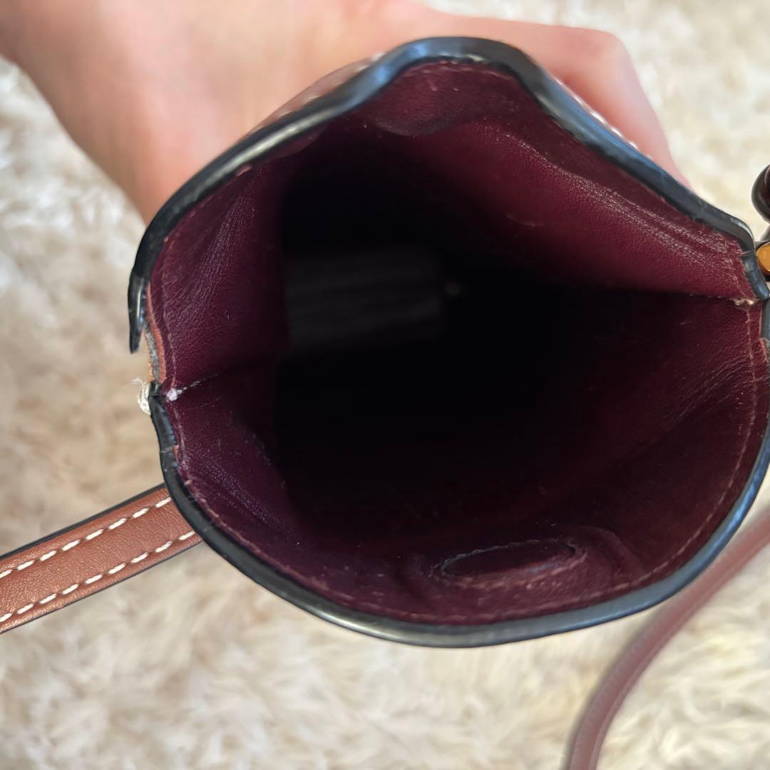 【LOEWE】ゲートポケット ブラウン ショルダーバッグ アナグラム