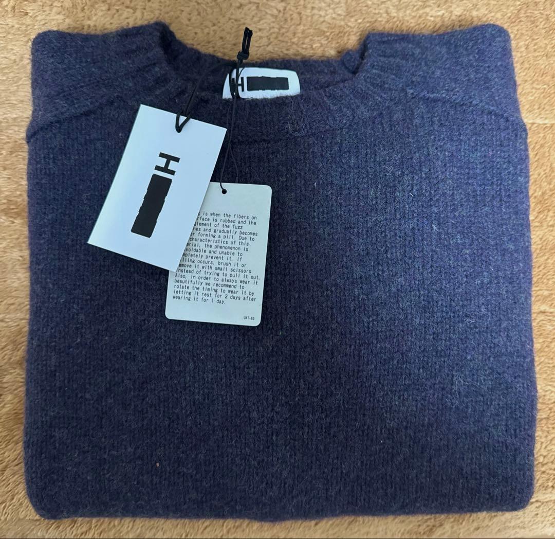 【新品】 H BEAUTY&YOUTH 24AW ウールニットセーター M