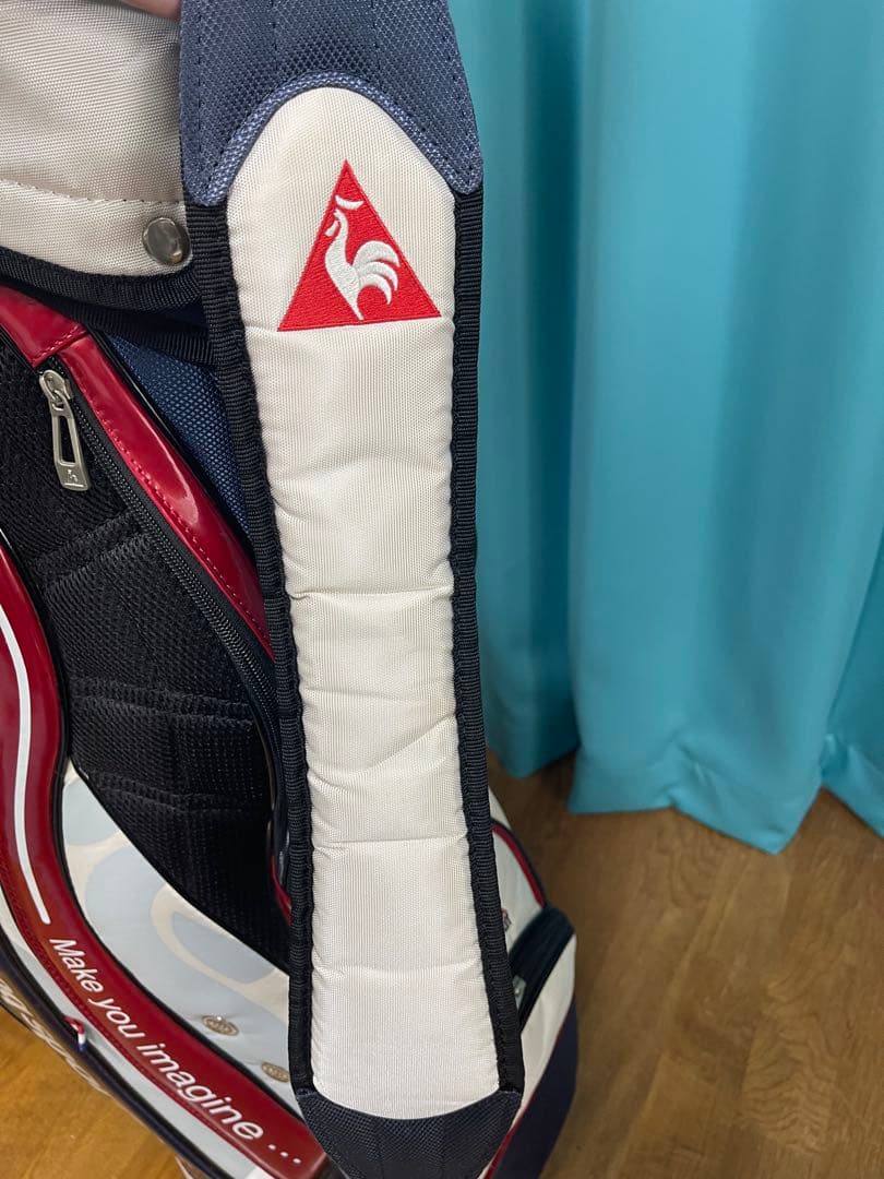 le coq sportif キャディバッグ ストライプデザイン