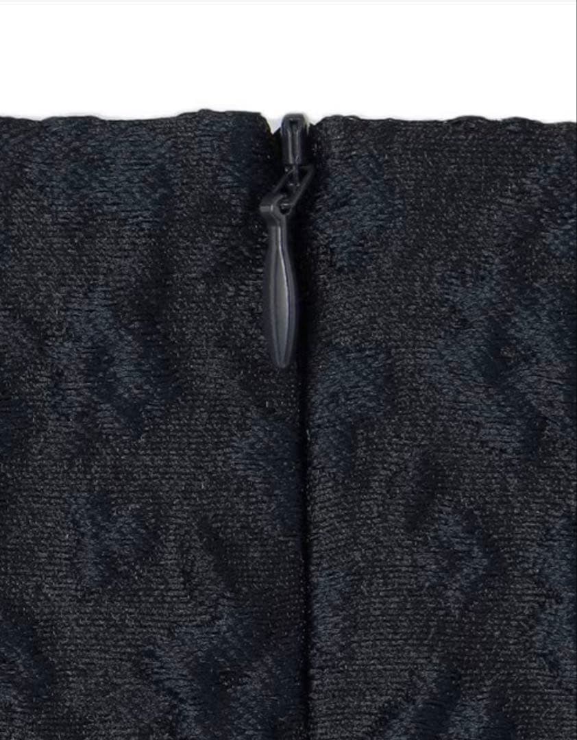 【新品タグ付き】23区 洗える　エクラジャカード ペプラム ブラウス　黒