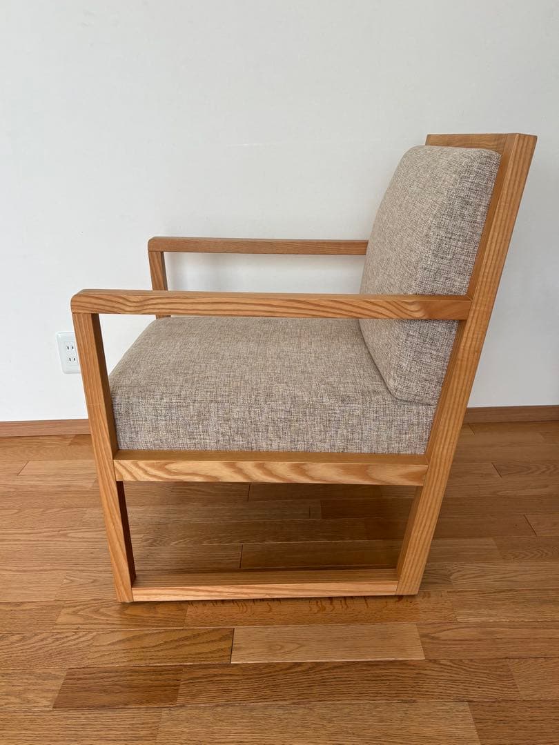 【AD CORE】ラウンジチェア 1PソファA-MODEオーク椅子 【ADコア】