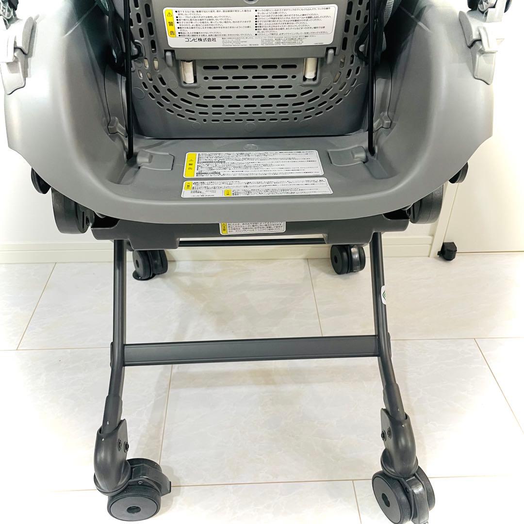 【美品】取替カバー付★コンビネムリラオートスイングBEDiスリープシェルブルー