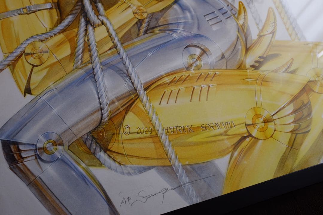 空山基HAJIME SORAYAMA ロボット版画 直筆サイン入り