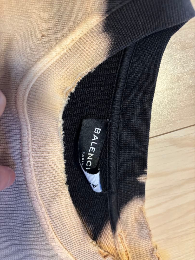 BALENCIAGA ブリーチ　スウェット　17AW