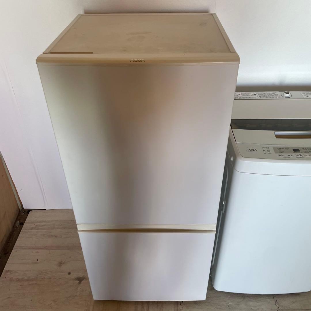 配送設置無料　AQUA冷蔵庫洗濯機セット