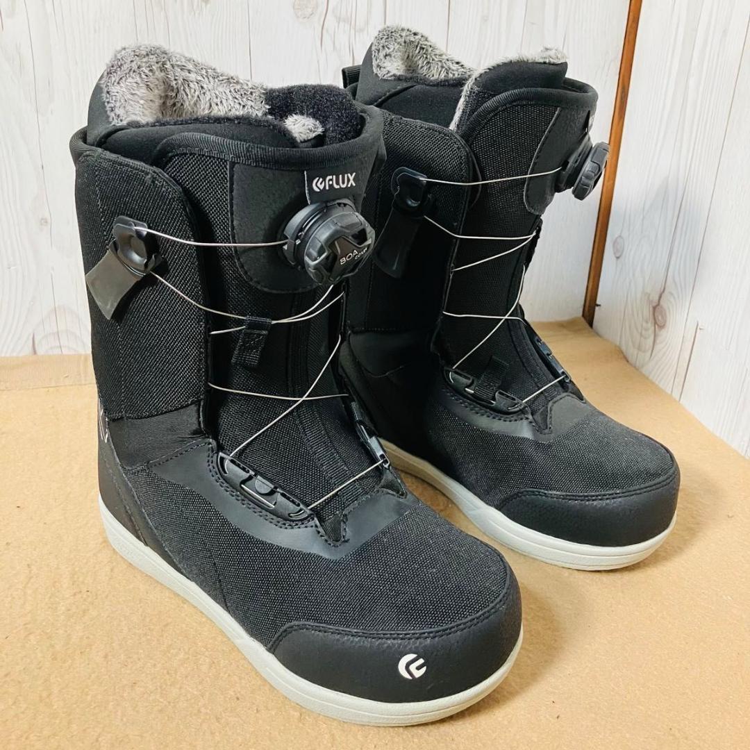 【美品】FLUX スノーボードブーツ FL-BOA 26.0cm ブラック
