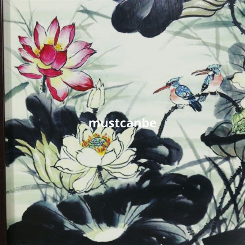 水墨画家と万事興 陶板画 リビング 玄関 茶室 書斎 装飾品 工芸品 置物