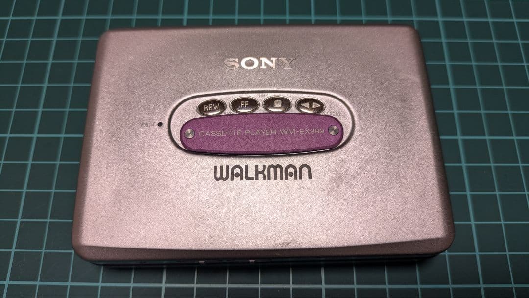 SONY WALKMAN WM-EX999 パープル　バッテリーボックス付属
