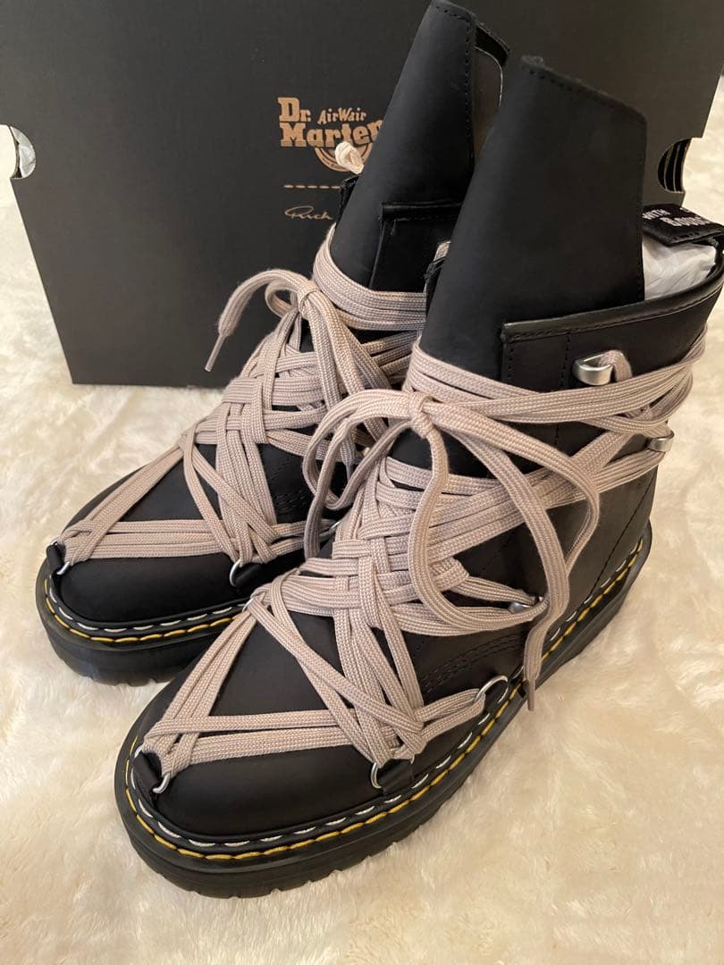 新品正規品【Rick Owens × Dr. Martens】MEGALACE