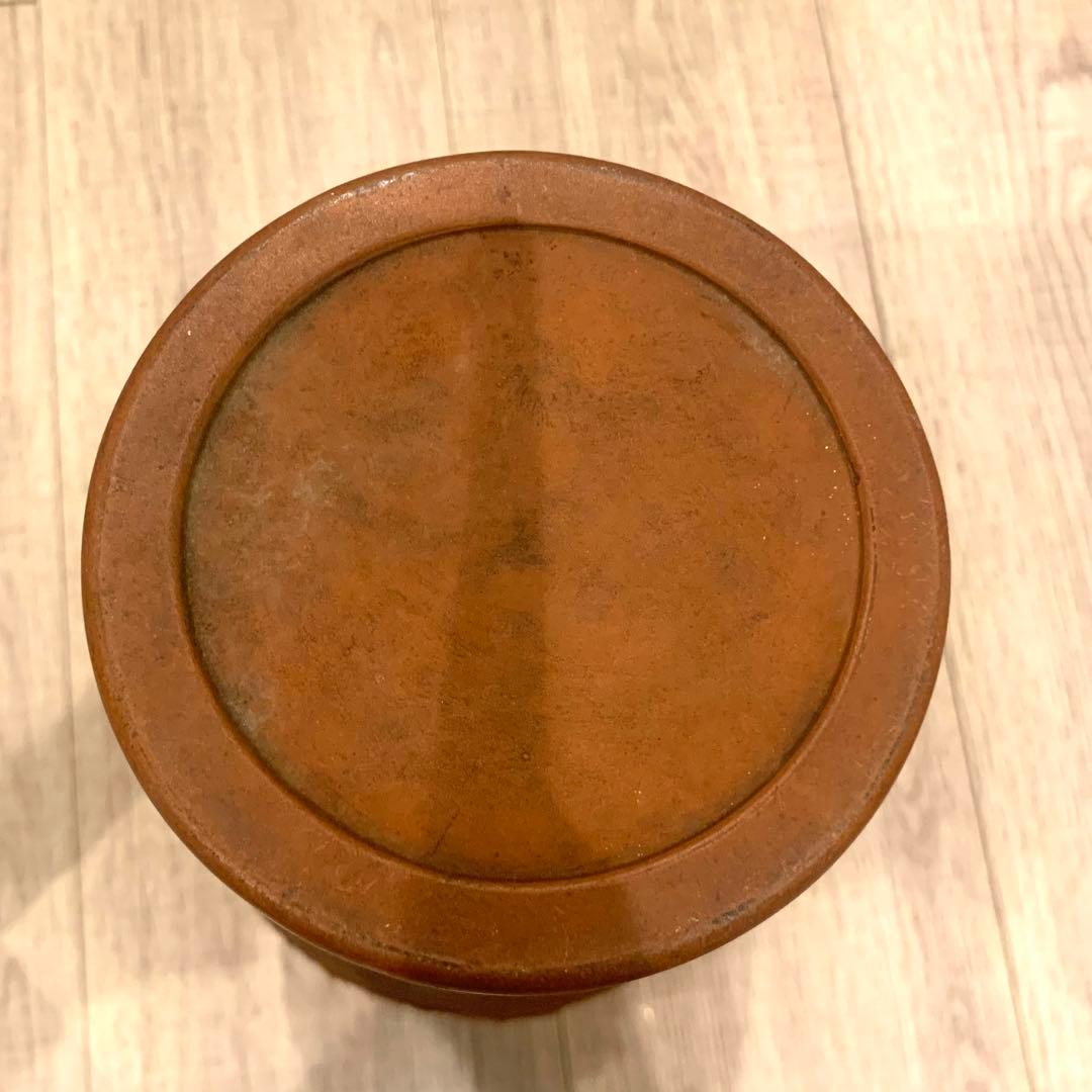 常滑焼　ドラゴン彫刻花瓶