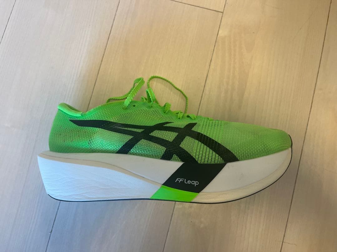 アシックス　メタスピードエッジTOKYO 27.5 グリーン