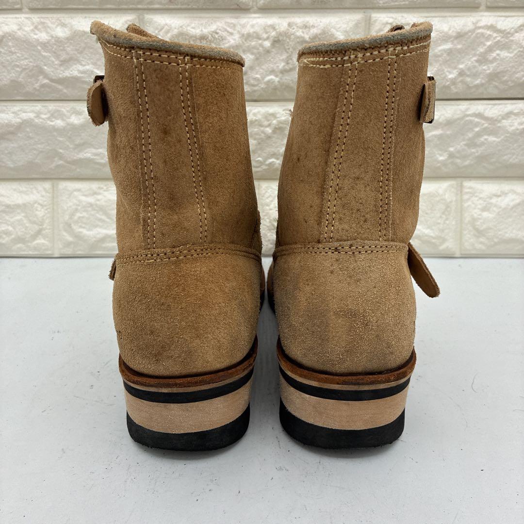 【良品】ホーキンス エンジニアブーツ GT 4021 US7 ベージュ ベルト