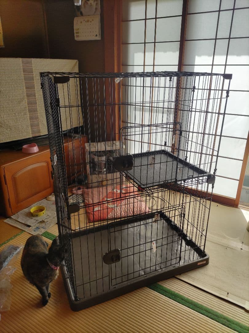 アイリス　IRIS ペットケージ 2段タイプ PEC-902 猫用