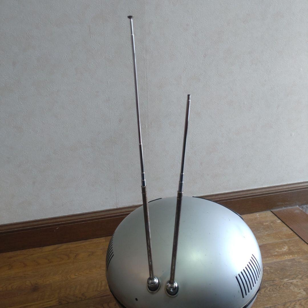 ナショナル スペースエイジ レトロデザインテレビ 白黒テレビ