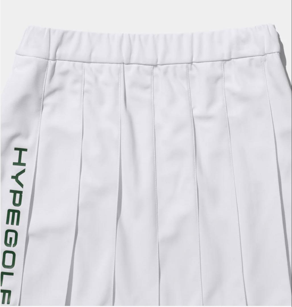 レディースウェア HYPEGOLF WOMEN PLEATED SKIRT WHITE