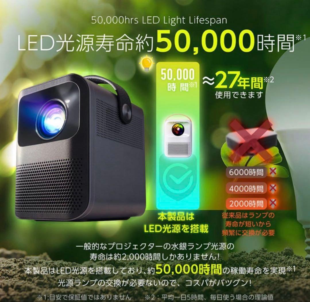 TOKAIZ 1080P プロジェクター本体 白