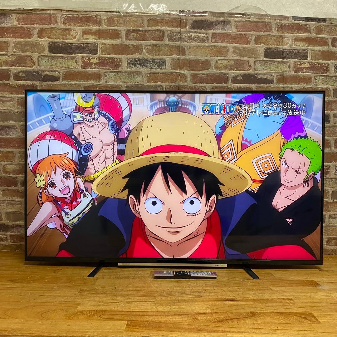 東芝 55V型 4Kチューナー内蔵 液晶テレビ レグザ 55M520X W録画○