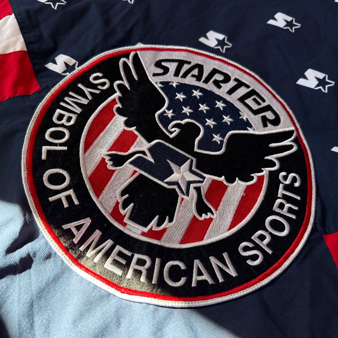 STARTER 総柄 アノラックジャケット