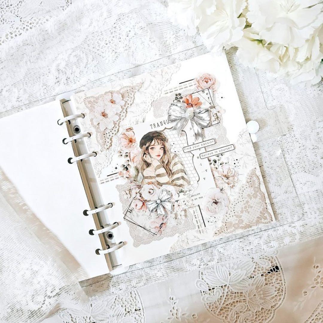 コラージュ素材　紙もの　素材紙　【2065】