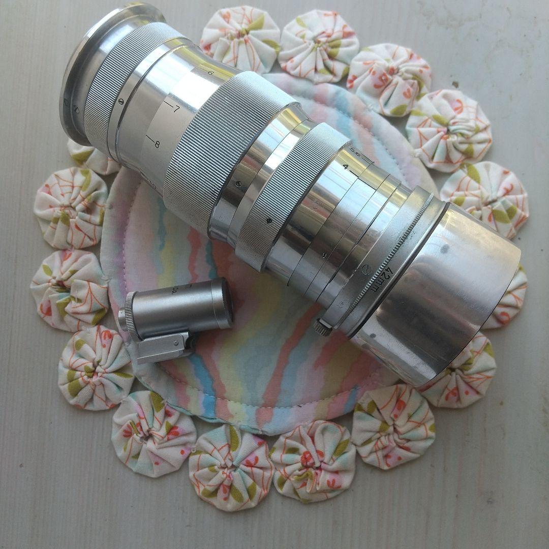 キャノン-L 135mmF4オールクロームタイプ初期型