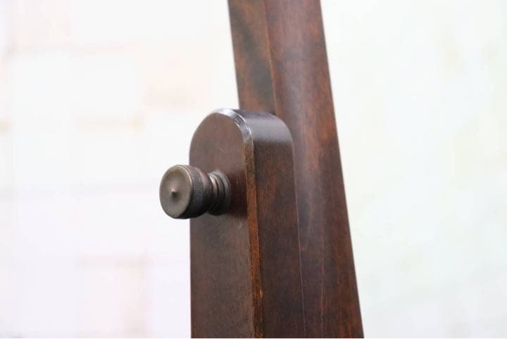 GMFN122○北海道民芸家具 ミラー 鏡 姿見 全身鏡 樺材 無垢材 和家具