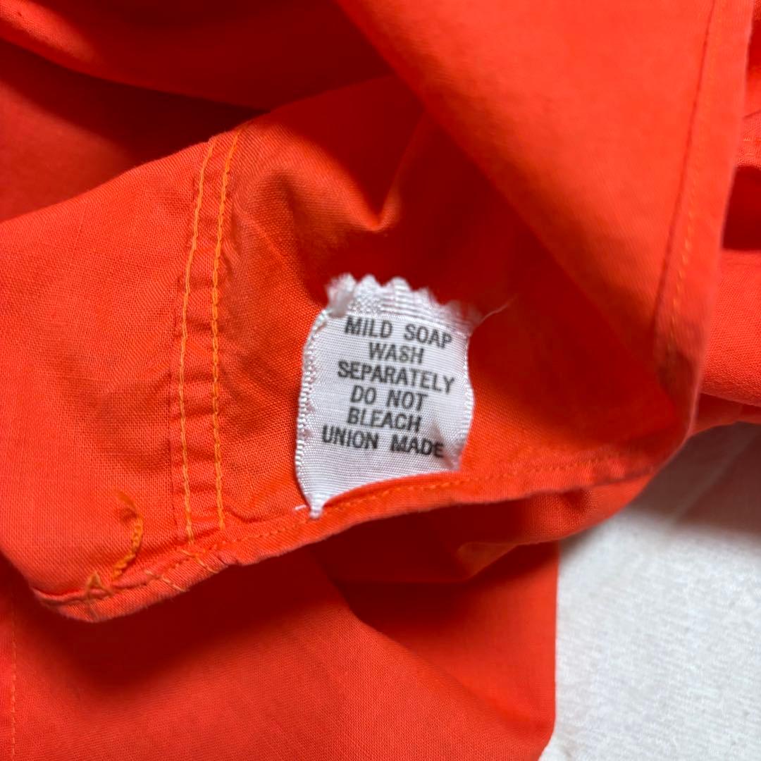 1950's 60's ビンテージ ボーリングシャツ M ボーダー 刺繍なし