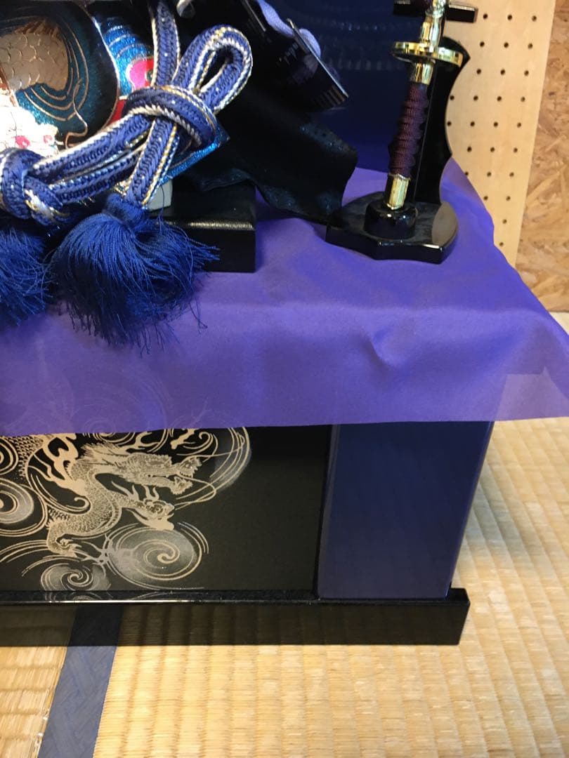 五月人形 武将兜 青・黒・金