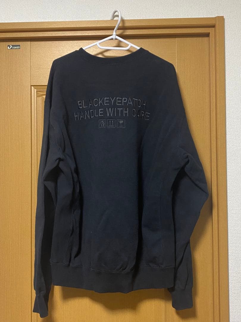 Black eye patch スウェット