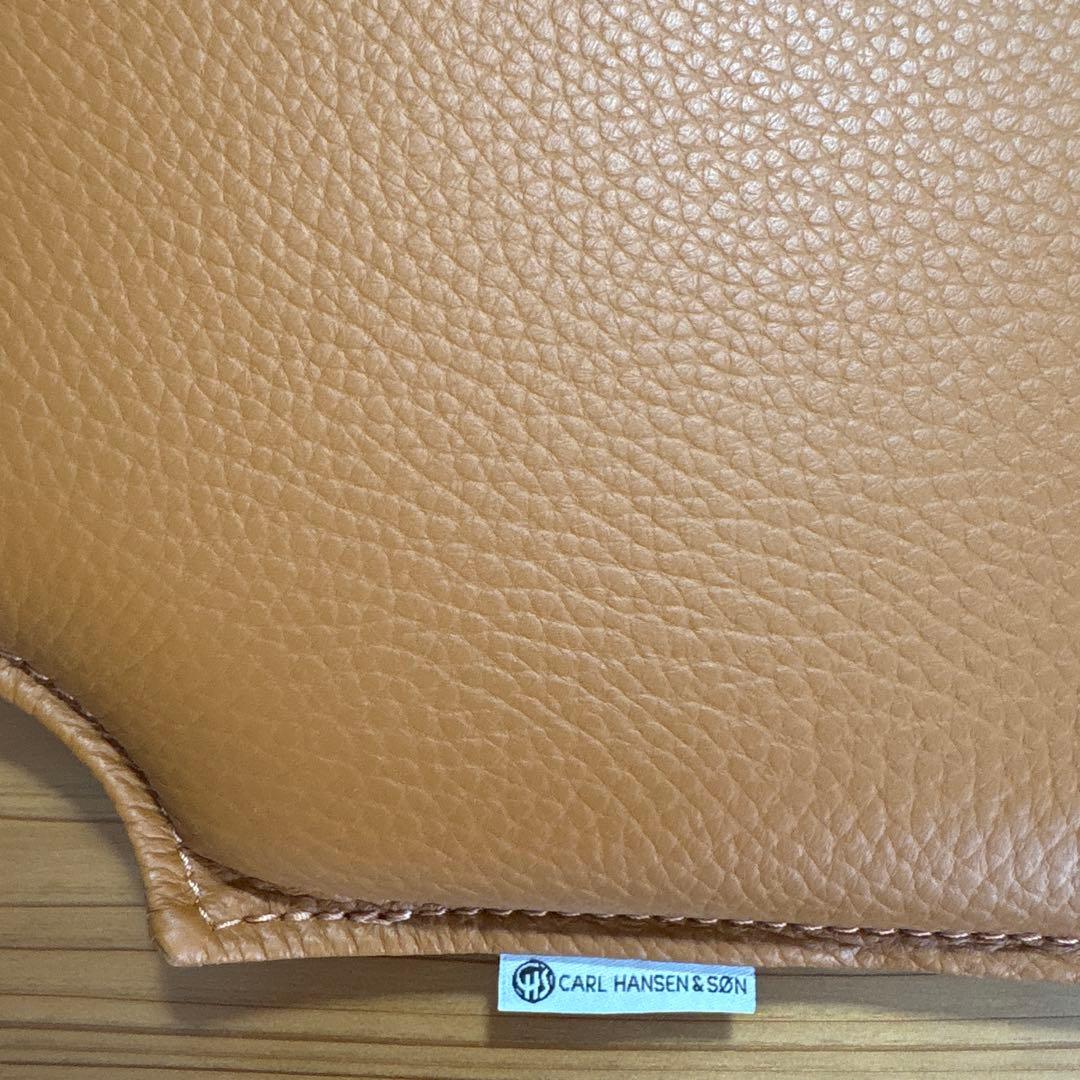 カールハンセンアンドサン CH24 Yチェア専用レザークッションブラウン