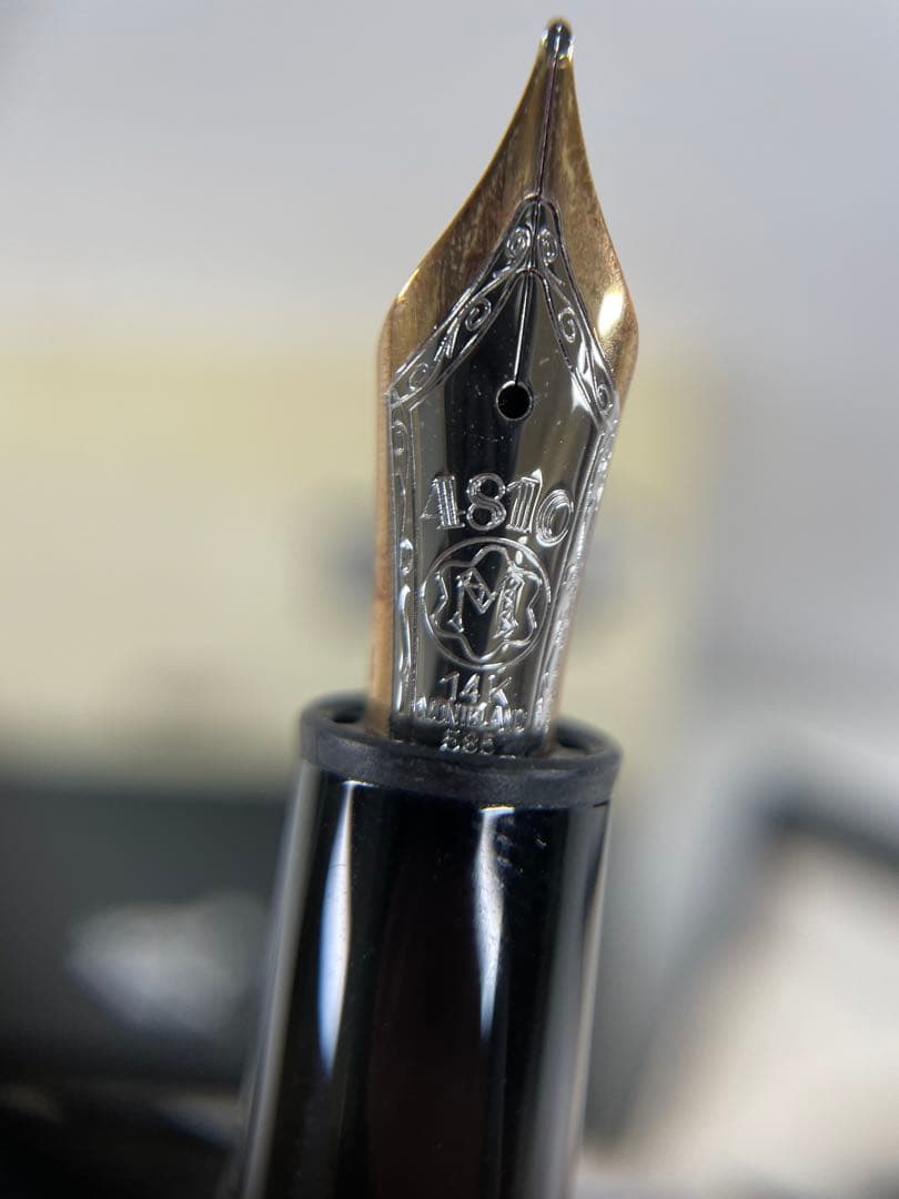 MONT BLANC 4810 14K 万年筆 ブラック