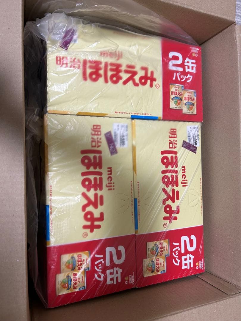 未開封6缶【ミルク】明治　ほほえみ800g×6缶