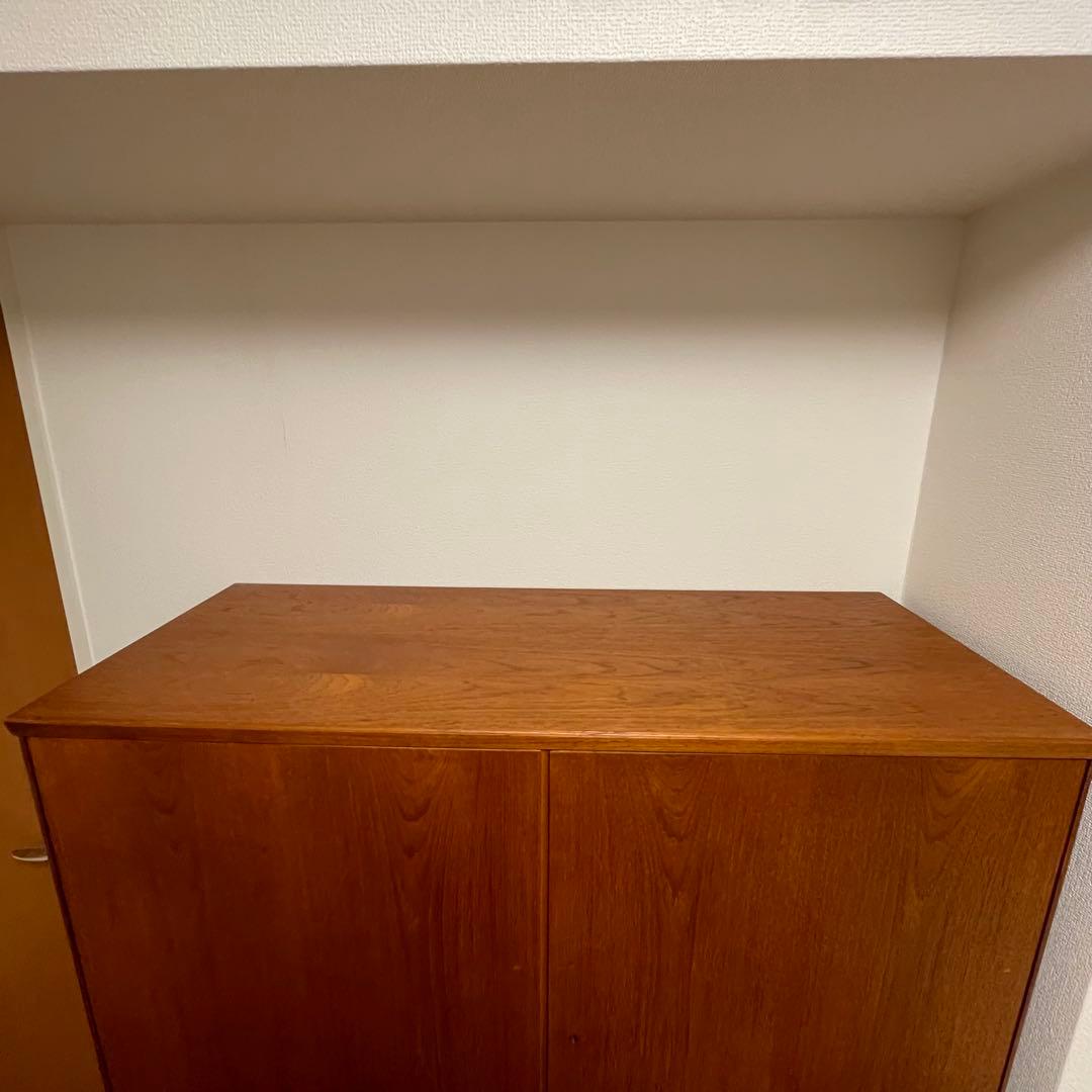 北欧ヴィンテージキャビネット チーク×ビーチ