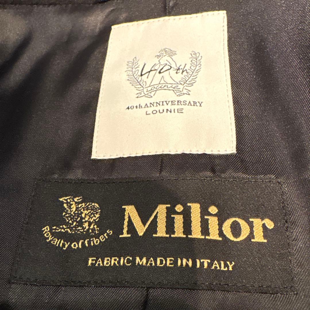 LOUNIE 40th Anniversary Milior ピーコート 黒