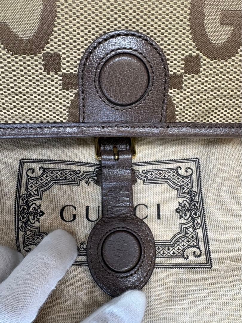 ⭐️美品⭐️ GUCCI ジャンボGGキャンバスミニショルダーバッグ