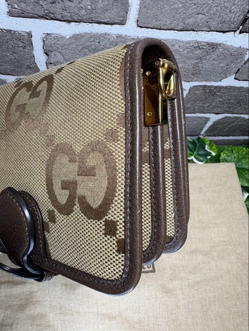 ⭐️美品⭐️ GUCCI ジャンボGGキャンバスミニショルダーバッグ