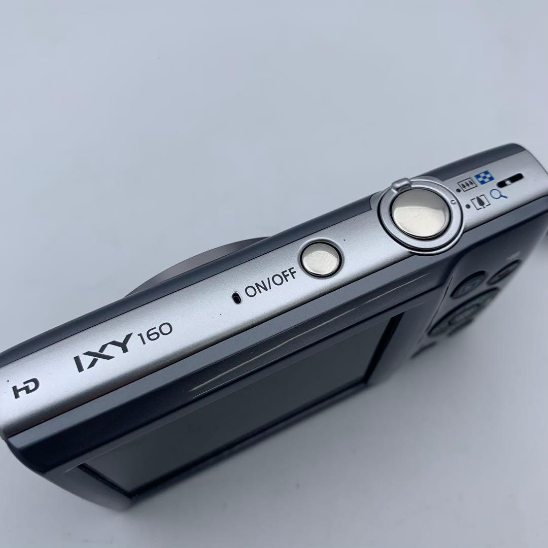 Canon IXY160コンパクトデジタルカメラ グレー 稼動品 かなり美品