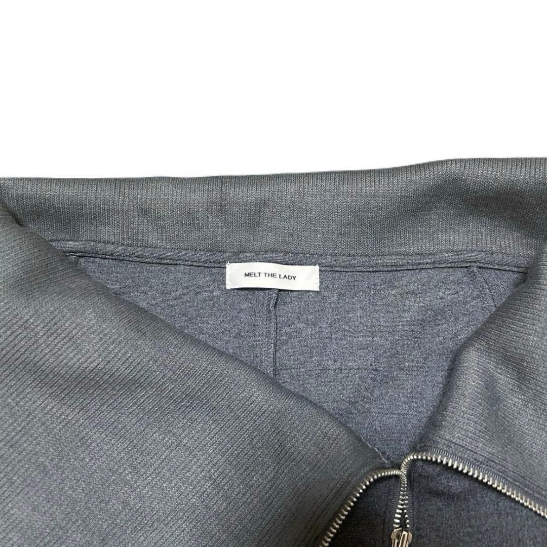 美品！MELT THE LADY SLASH ZIP UP MINI DRESS